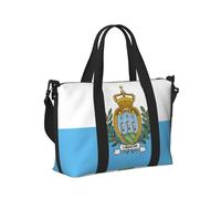 Sac à main de voyage imprimé drapeau de Saint-Marin pour femme et homme avec bandoulière pour w nd, escapade, gym, vacances