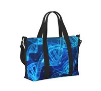 Sac à main de voyage léger et pliable avec chaîne ADN avec impression photo pour les w nds, la salle de sport, les vacances