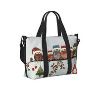 Sac à main de voyage léger et pliable avec imprimé hiboux sur branche pour w nd, gym, vacances