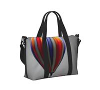Sac à main de voyage pliable et portable avec imprimé montgolfière pour week-end et voyage