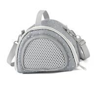 Sac à main de voyage pour animal domestique lavable avec trous ventilés et fermeture éclair pour voyage quotidien en plein air Sac à bandoulière multifonction pour rongeurs