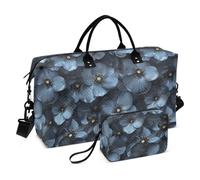 Sac à main de voyage Wasteland Punk Floral Gun en métal avec sangle réglable pour les voyages en avion pliable bolso para mujer