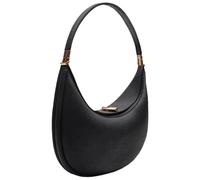 Sac à main demi-lune en cuir synthétique 4 en 1, design d'accessoires de mode, sangle réglable, transport confortable, matériau lisse et durable, accessoire élégant pour femme, Noir , riferimento