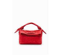 Sac à main Desigual - 24SAXP70 - Rouge - Convertible - Effet cuir - Fleurs brodées