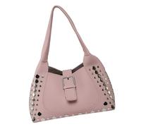 Sac à main d'inspiration rétro avec rivets en cuir PU et rivets Grande capacité Sac à main pour amateur de mode clouté, a, One Size