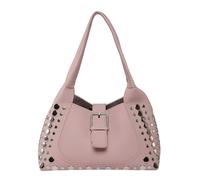 Sac à main d'inspiration rétro avec rivets en cuir PU et rivets Grande capacité Sac à main sous les bras pour amateur de mode Sac à main en cuir PU, b, One Size