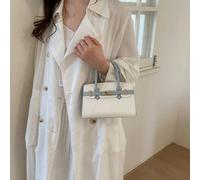 Sac à main Dopamine Patchwork de luxe pour femmes, nouvelle saison 2026, toutes saisons, mode européenne & américaine, grain de litchi, sac bandoulière et sac à main petit carré Polyuréthane