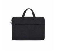 Sac à Main Double for Ordinateur Portable étanche for for Porte-Documents(Black,12.5inch(32x24x2cm))