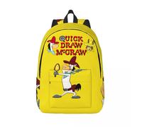 Sac à main d'université Q-Quick Draw McGraw Show Light pour couple, cadeau d'anniversaire cool et grande capacité Noir