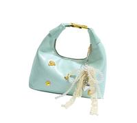 Sac à main élégant de style français pour femme, sac à bandoulière et sac à bandoulière en cuir synthétique pour le travail ou les voyages décontractés, sac à main de bureau élégant, Vert, One Size