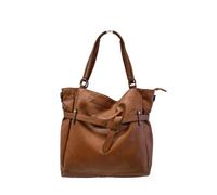 Sac à main - EMMA DORE - Simili cuir marron - Porté main ou épaule - Compartiments pratiques - Zippé