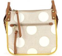Sac à main en cuir fossile avec poche pour clés