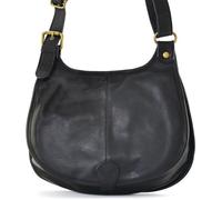 Sac à Main en CUIR grainé - Marque M - Noir - Bandoulière réglable - Dimensions : L 30 x H 25 x P 7 cm