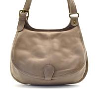 Sac à Main en CUIR grainé - Marque - Modèle M - Bandoulière réglable - Marron - L 30 x H 25 x P 7 cm