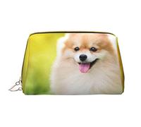 Sac à main en cuir pour femme Motif train à vapeur, Adorable chiot dans un parc printanier, Taille unique