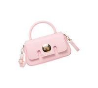 Sac à main en cuir PU de style coréen pour femme, bandoulière assortie, poignée supérieure tendance, Tel que montré, Taille unique
