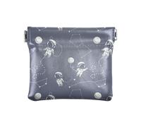 Sac à main en cuir synthétique pour cartes et clés, astronautes, constellations, planètes, bleu, sac à main pour filles et femmes, Astronautes Constellations Planètes Bleu, 1 Size, Accessoire de