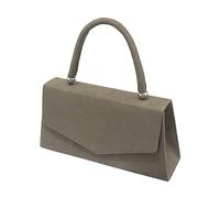 Sac à main en daim synthétique pour femme, avec anse, sac à main, mariage, course de contes de fées des frères, kaki, Einheitsgröße