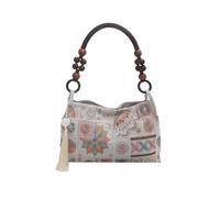 Sac à main en dentelle pour femme avec pompon Style national Taille L | Sacs à bandoulière de style national de grande capacité avec poignée en bois pour voyage, rendez-vous, shopping, sacs à main