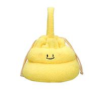 Sac à main en forme de déjections canines en peluche pour femme avec cordon de serrage