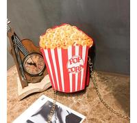 Sac à main en forme de hamburger, sac à main sur thème des frites, démarreur de conversation accrocheur, léger et facile à transporter pour les voyages, plage, marche, déplacements, nuit, le week-end