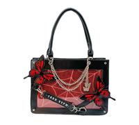 Sac à main en forme de papillon, style foncé, sac à main en forme de labyrinthe, sac à main en forme de labyrinthe, sac à main horizontal en forme de ma, rouge, Consulte la descripción