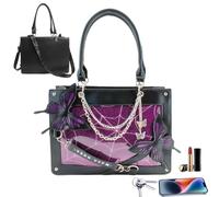 Sac à main en forme de papillon, style foncé, sac à main en forme de labyrinthe, sac à main en forme de labyrinthe, sac à main horizontal en forme de ma, pourpre, Consulte la descripción