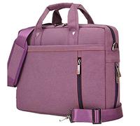 Sac à Main en Nylon Sacoche Porte Documents Serviettes Pochette pour Ordinateur Portable 13-17 Pouces