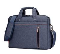 Sac à Main en Nylon Sacoche Porte Documents Serviettes Pochette pour Ordinateur Portable 13-17 Pouces
