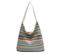 Sac à main en paille raphia pour femme - Sac à bandoulière tissé de grande capacité - Sac à main fait main pour la plage et les vacances à la plage