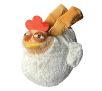 Sac à main en peluche avec adorable poule de dessin animé, sac à bandoulière réglable, sac à main multifonctionnel, sac à main de dessin animé