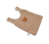 Sac à Main en Polaire pour Femme, Sac de Rangement en Polaire à Motif D'ours de Dessin animé Portable de Grande capacité pour un Usage Quotidien (Kaki)