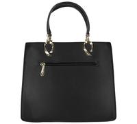 Gallantry, sac à main en simili cuir grainé avec bandoulière, noir