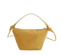 Sac à main en velours avec bretelles - Sac à bandoulière pour femme et fille, jaune, 200*110*50/7.87*4.33*1.97inch