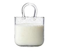 Sac à main en verre - Tasse à boisson en forme de sac à main, verre à vin et vase à fleurs avec un design décoratif , accessoire de fête et de divertissement à la maison, vaisselle de salle à ma