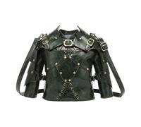 Sac à main et sac à main en cuir pour femme - Cadeau fantaisie - Horloge, vert militaire, One Size