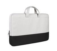 Sac à main étanche pour ordinateur portable,, bloc de couleurs en Polyester, Apple, Huawei Pro - For 15.4-Pouces - Noir et gris