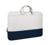 Sac à main étanche pour ordinateur portable,, bloc de couleurs en Polyester, Apple, Huawei Pro - For 15.6-Pouces - Bleu marine et gris