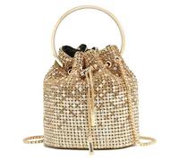Sac à Main Femme à Paillettes & Strass - Clutch ou Bandoulière Ajustable pour Soirée, Mariage, Cocktail ou Rendez-vous