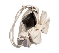 Sac à Main Femme avec Nœud et Perles, Sac À Main Élégant Et Tendance En Cuir Polyuréthane, Pochette Nœud Perles Mignon pour un Tea Party, Pour Femmes Adolescentes Trajets Quotidiens Rendez-Vous Voyage