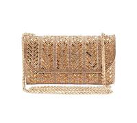 Sac à Main Femme Brillant avec Chaîne - Sac Bandoulière/Sac à Main pour Soirée, Mariage, Fête, Cocktail ou Saint-Valentin