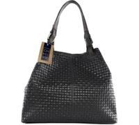 Sac à Main femme en cuir tressé - Modèle Mallarmé noir