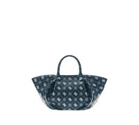 GUESS sac à épaule sac à main Allegra Girlfriend Satchel Blue Logo bleu marine