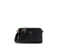 GUESS sac à épaule bandoulière Cresidia II Mini Xbody Top Zip Bag Black Logo noir