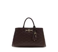 GUESS sac à épaule sac à main Frances Girlfriend Satchel Brown marron foncé