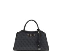 GUESS sac à épaule bandoulière sac à main Lindsey Girlfriend Satchel Coal Logo gris foncé