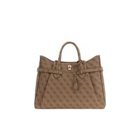 GUESS sac à main sac à épaule Yesba Girlfriend Satchel Bag Latte Logo brun