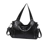Sac A Main Femme, Multipoches Sac À Bandoulière Pour Femme Avec Multi-Poches Sacs Messager En Cuir PU Avec Fermeture Éclair Sacs À Main Rétro Tendance Pour Les Voyages De Travail Lycée Femmes Tendance