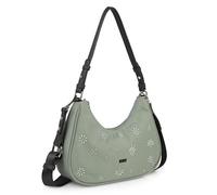 Sac à main femme SKPAT 314379 - Nylon et cuir synthétique, bandoulière, 2 poignées interchangeables, vert