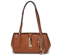 Sac a main femmes Guess BROOKE SHOULDER SATCHEL Marron Unique